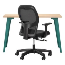 Juego de oficina Orison Starter Pack - verde azulado / malla / roble platino Ejecutiva Muebles Set price