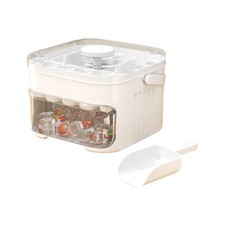 Máquina de hielo de 50 cubos con tapa de fácil presión máquina de cubitos de hielo de doble capa Ice Crema Maker price