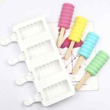 Molde de helado de silicona multiestilo Lolly Posicle Maker molde para pasteles de diamante Ice Crema Maker price