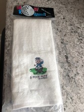 Toalla de golf vintage Gary Patterson 3 pies putt tamaño 16" x 25" ~ NUEVA EN PAQUETE Foot Toalla price