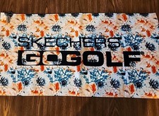 Toalla de golf con estampado floral Skechers Go con gancho de metal 12x24 en muy buen estado Foot Toalla price