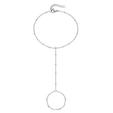Pulsera de cadena de mano de plata pulsera de dedo ajustable 5824 Shahmeran Bracelet price