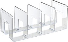 Soporte clasificador de archivos de acrílico transparente carpetas de escritorio organizador estante para sobres de papel Oficina Shelving price