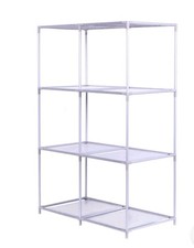 Estante de almacenamiento de 6 cubos fácil montaje color gris. Organizador Oficina Shelving price