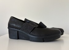 Clarks Mujer Pola River Negro Tacones de Cuña Talla 5 D Ancho Estándar Wedge Heels price