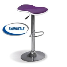 taburete de cocina bar  alto blanco morado   LOWCOSTMUEBLES, altura ajustable Bar Taburete price