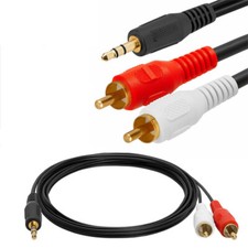 Cable de audio auxiliar de 5 pies 3,5 mm estéreo macho a 2 RCA Y PARA IPOD MP3 MP3 Player y iPod price