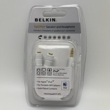 ✅ Nuevo Divisor de Auriculares Belkin Genuino Adaptador en Y Acceso para iPod Reproductor de MP3 Apple MP3 Player y iPod price