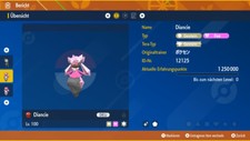 Diancie Shiny y Non Shiny 6 Dv/Ev Max Pokémon Carmesino/Púrpura Nintendo Juegos price