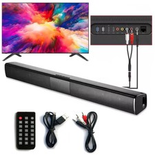 Sistema de altavoces de barra de sonido envolvente para TV subwoofer inalámbrico BT cine en casa + control remoto Hogar Theater Sound Sistema price