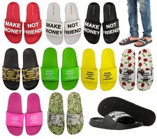 CIABATTE SLIPPERS MAKE MONEY NOT FRIENDS PANTOFOLE UNISEX UOMO DONNA ANTISCIVOLO Slippers price