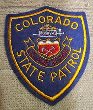 Parche (fieltro) de la Patrulla Estatal de Colorado Felt price