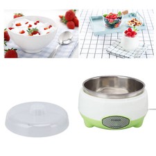 Máquina para hacer yogur contenedor de acero inoxidable máquina para hacer yogur verde enchufe de EE. UU. MG Yogurt Makers price