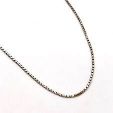 Collar de cadena de caja de plata de ley 925 - 22" pulgadas Joyería Boxes price