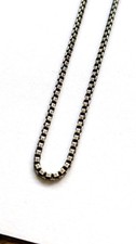 Collar de cadena de caja de plata de ley 925 de 1,5 mm de 18 pulgadas Joyería Boxes price