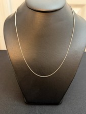 Collar de cadena de caja de plata de ley 925 de 22 pulgadas y 2 mm Joyería Boxes price
