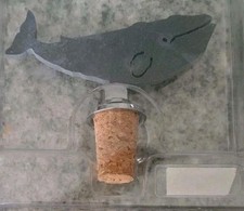Topper de vino con tiza en forma de ballena de pizarra Sparq - ¡Escríbeme! Nuevo en caja Chalk price