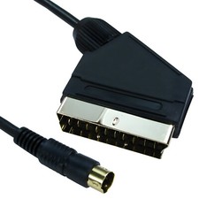 Cable enchufe SCART a SVHS de 1,5 m cable de video S con conectores dorados Scart Cable price