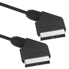 Cable cable SCART a SCART 1,5 m 21 pines todo conectado para TV DVD VCR Scart Cable price