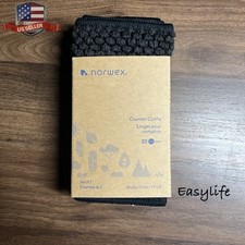 Nuevo juego de paños de cocina Norwex paquete de 3 ónix/negro Cocina Textil Set price