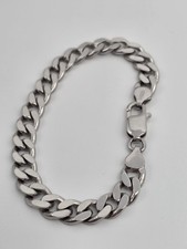PULSERA CADENA ESLABONES PLATA ESTERLINA 925 7mm (7" PULGADAS LARGO) Plata Bracelet price