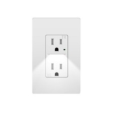Receptáculo de toma de 15 amperios Decorator TR con luz nocturna LED 3000K listado por UL Hogar Electrodomésticos Display/ Outlet price