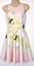 Vestido Ted Baker Tuliaa Pétalo Perlado Floral Ajuste y Acampanado Reino Unido 8 Boda Invitada Carreras Wedding Vestido price