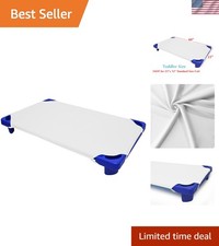 Sábana para cuna de algodón-poliéster 23" x 40" - suave y transpirable, blanca Cama Sábana para bebé price