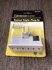 Versátil adaptador de pared con conexión a tierra de 3 salidas con diseño giratorio para fácil acceso Electrodomésticos de cocina eléctricos (Display- Outlet) price