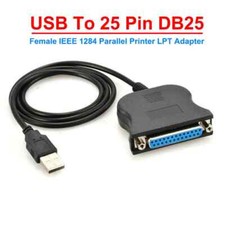 Cable convertidor adaptador LPT impresora paralela IEEE 1284 USB a 25 pines DB25 hembra Serial y Parallel Cable price