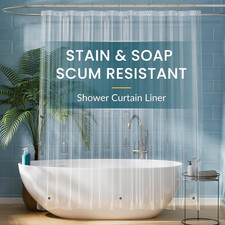 Forro de cortina ducha plástico transparente PEVA 72x72 imanes impermeables Sheer Cortina price