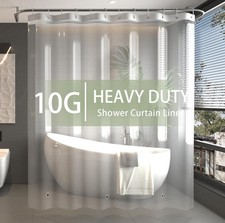 Cortina de ducha resistente para baño, impermeable, transparente, con ojales Sheer Cortina price