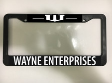 Wayne Enterprises For Batman Fans WayneCorp Hero License Plate Frame NEW Fans price