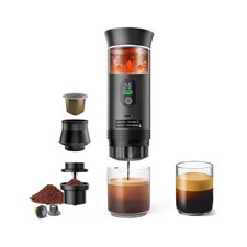 Cafetera espresso portátil a batería 20 bar USB-C autocalentadora 3 en 1 Integrable- en Coffee Máquina price
