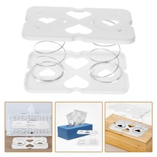 Caja de servilletas 2 piezas soporte de resorte habitación papel pañuelo base resorte de elevación. Tissue price