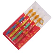 Paquete de 4 piezas de cepillo de dientes de cerdas suaves diseñado para limpieza profunda y tejido de encías Tissue price