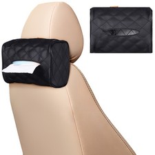 Soporte de pañuelos para coche visera caja de pañuelos asiento trasero reposacabezas soporte de pañuelos automático Tissue price