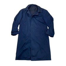 Abrigo Trench Vintage Años 60/70 Varteks Azul Marino S 38R Botonado Trench Abrigo de hombre price