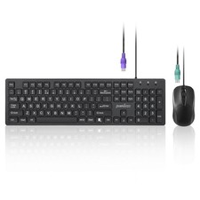 Perixx Periduo-117 Wired 2-in-1 Combo Full-Sized Membrane Keyboard & Mouse Keyboard- Mouse price
