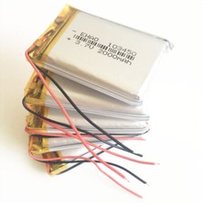 Batería recargable de polímero Li Po de 3,7 V 2000 mAh para teléfono móvil GPS DVD 103450 Móvil Teléfono Batería price