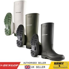 Dunlop Impermeable Botas de Agua Hombre Mujer Festival Nieve Lluvia Barro Impermeable de mujer price