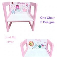 Silla Deste Montessori Personalizada Madera 3 Alturas Edades 1-3 Recuerdo Cumpleaños Habitación de bebé cómoda price