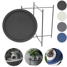 Mesa Bandeja Redonda Mate Acero Plegable Salón Sofá Mesas de Centro Laterales Sofa Side Mesa price
