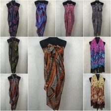 XXL Pareo Bufanda Pañuelo Vestido de playa Crincle Falda envolvente Lungi Sarong Pañuelo Decoración Pareо price
