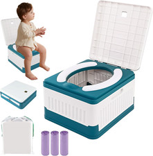 Asiento De Inodoro De Viaje Para Niños Orinal Plegable Portatil Con 60 Bolsas Orinal para bebé price