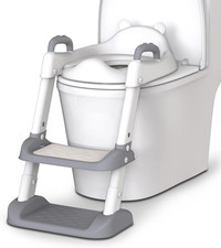 Asiento De Entrenamiento De Orinal Con Escalera Antideslizante Para Niños Gris Orinal para bebé price