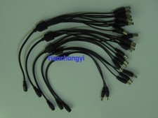 Cable adaptador divisor de alimentación de CC de 5,5 x 2,1 mm hembra a macho conexión para cámara CCTV Security Sistemas Adaptador price
