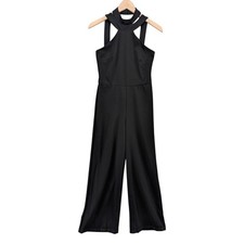 Mono Bebe cuello halter alto para mujer negro pierna recta sin mangas talla 4 Bebé Leggings price