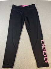 Leggings deportivos deportivos Bebe negros/rosa bolsillo lateral para mujer XL Bebé Leggings price
