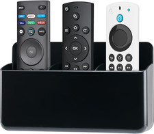 Soporte Pared 3 Ranuras para Mandos TV y Movil Adhesivo Negro Oficina Hogar TV Unit/ Soporte price